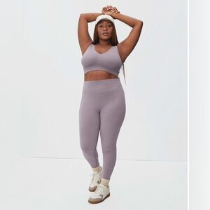 Everlane Seamless Light Purple high waisted Leggings Size Medium